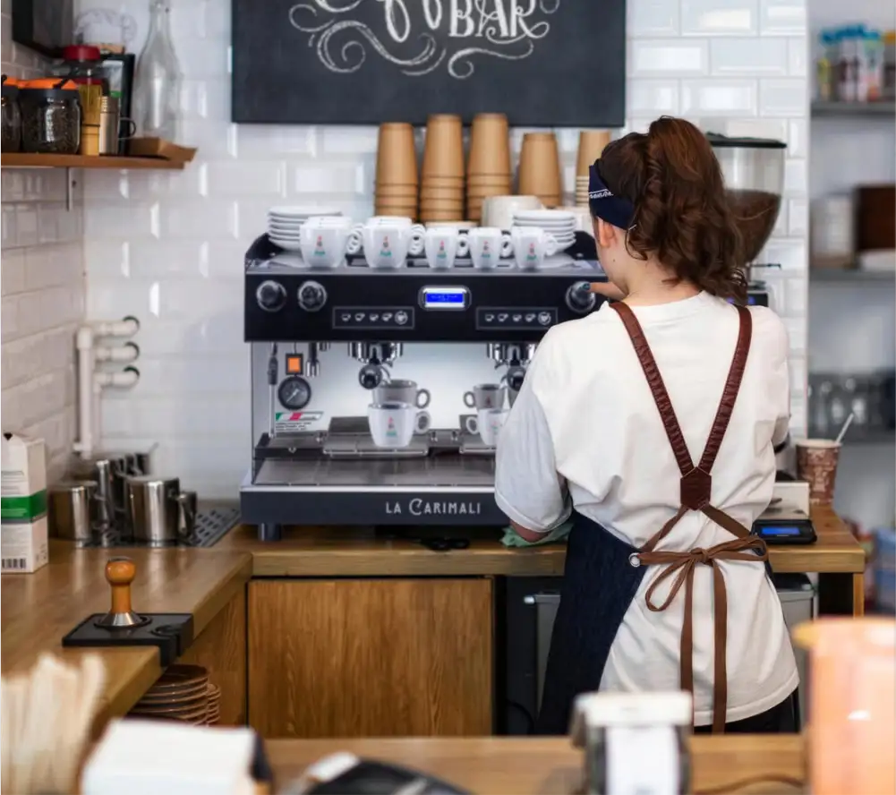 Carimali espresso machine Italian craftsmanship