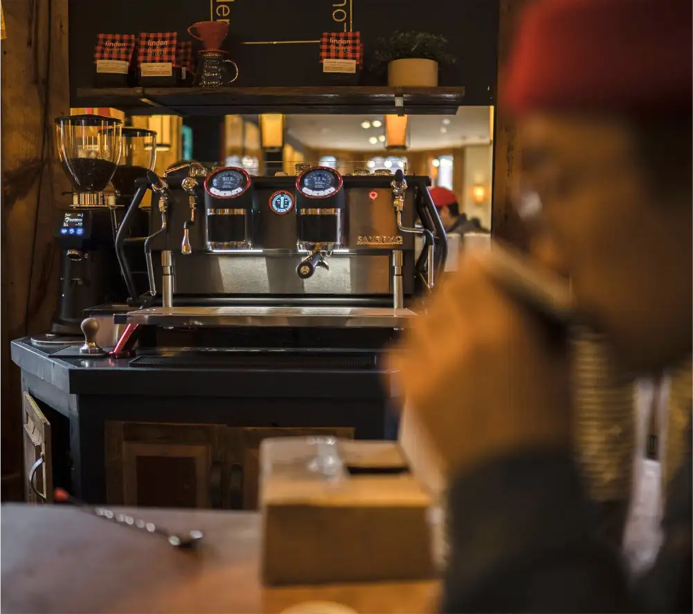 Example of professional latte art and the importance of minimizing milk waste